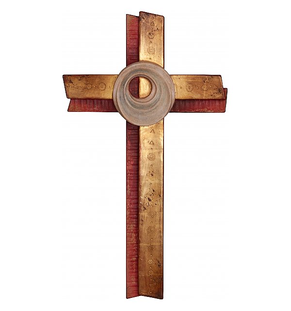 0150 - Schöpfungskreuz, Holz geschnitzt SPEZIALEG