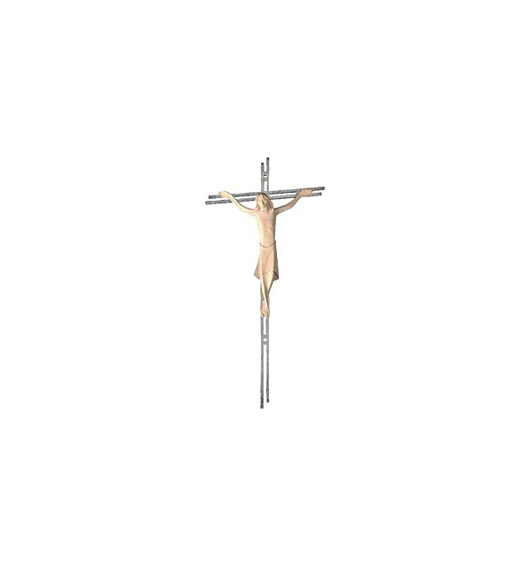 3147 - Kruzifix Raphael mit Stahlbalken 2Fach