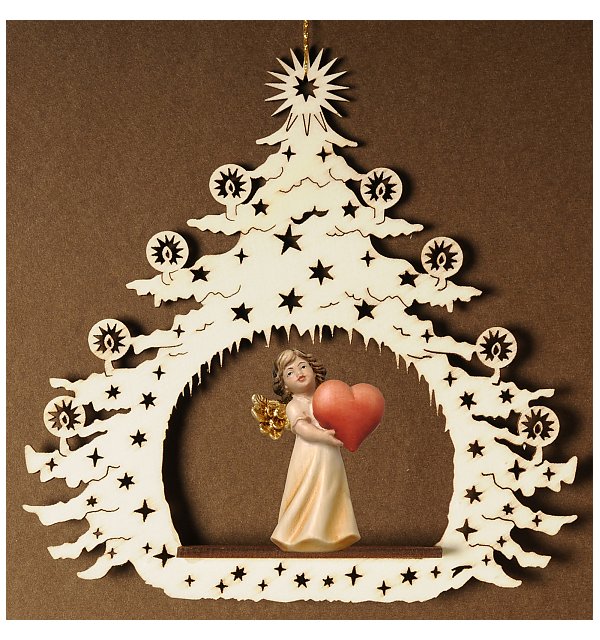 7042 - Weihnachtsbaum mit Engel Herz