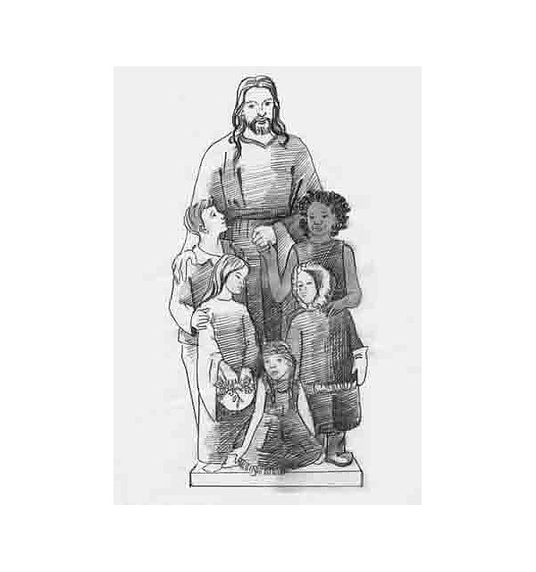 9907 - Jesus mit Kindern