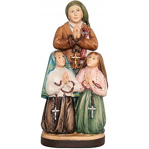 3350 - Drei Hirtenkinder von Fátima Holz statue