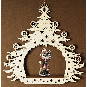 7122 - Weihnachtsbaum mit Weihnachtsmann