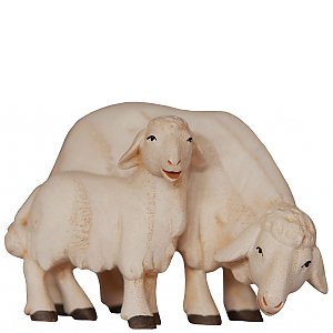 1854E - Schaf äsend mit Lamm