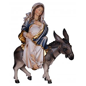KD1656E - Schwangere Maria sitzend auf Esel (Herbergsuche)