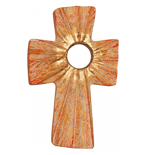 0102 - Holy Trinity Cross, wood carved ECHTGOLD