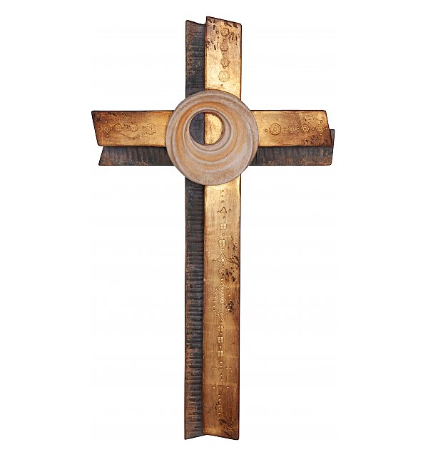 0150 - Creation Cross, wood carved EG_ALT