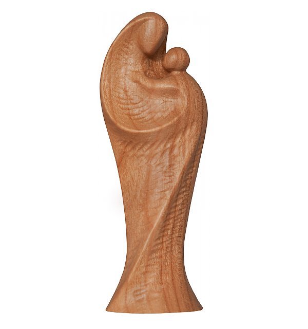 1062K - Meditaition Madonna with child in cherry wood
