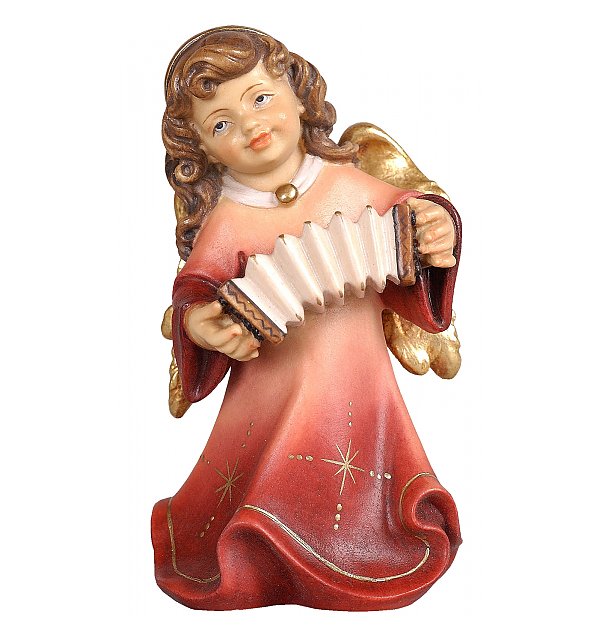 5393 - Alpine  Angel with accordion COLOR