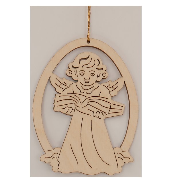9616 - Laser - Decoration with angel with Book 10 pcs