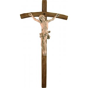 306E - Crucifix baroque in oak wood