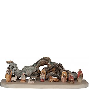 7306 - Rustik Stable with Morgenstern Nativity Miniatur
