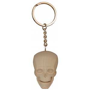 9401 - Skull Keychain fine maple wood