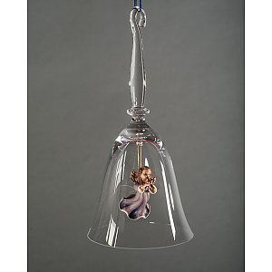 L10259-HD - Crystal bell-Angel with clarinet