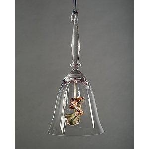 L10259-HI - Crystal bell-Angel with cymbals
