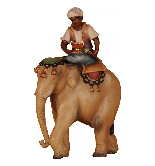 2612 - Elefante con servitore COLOR