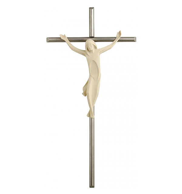 3159 - Crocifisso semplice su croce in inox