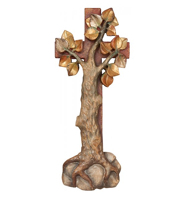 0087 - Kreuz - Baum des Lebens ECHTGOLD