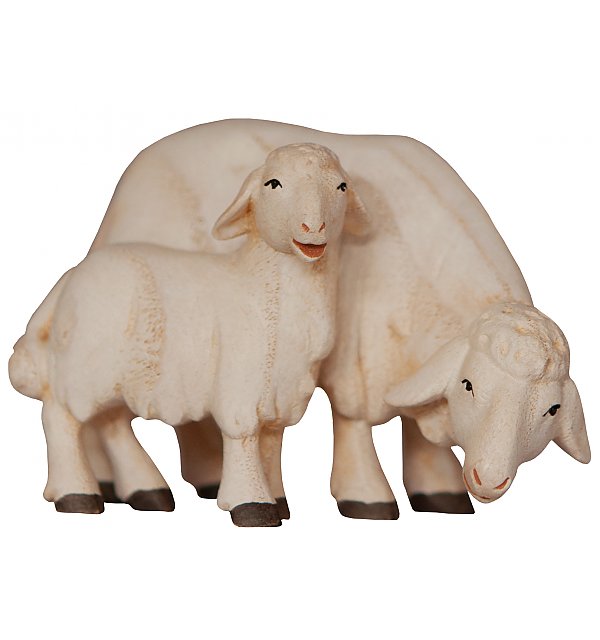 1854 - Schaf grasend mit Lamm RUSTIKAL
