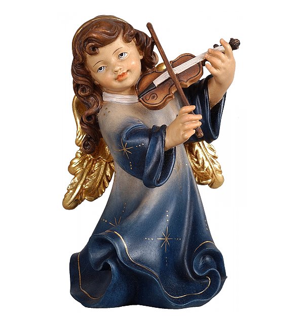 53300 - Alpenengel Geige mit Kordel COLOR