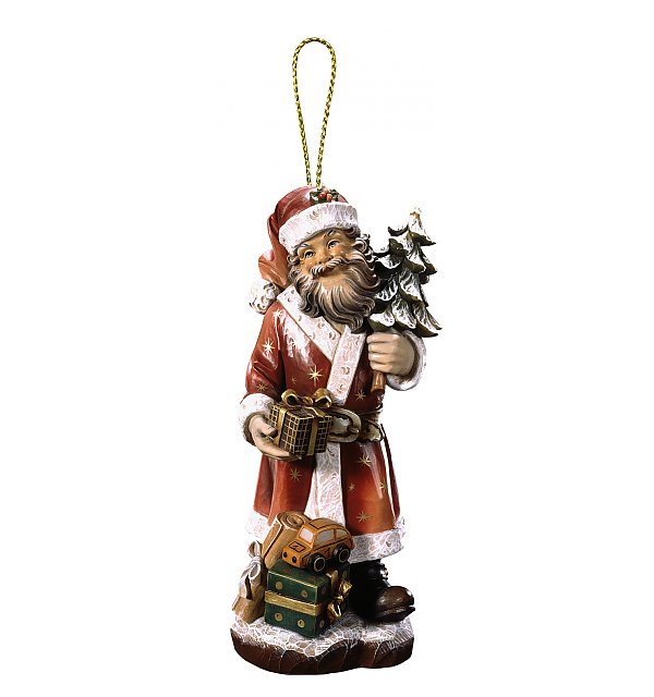 60000 - Weihnachtsmann mit Kordel - Baumbehang