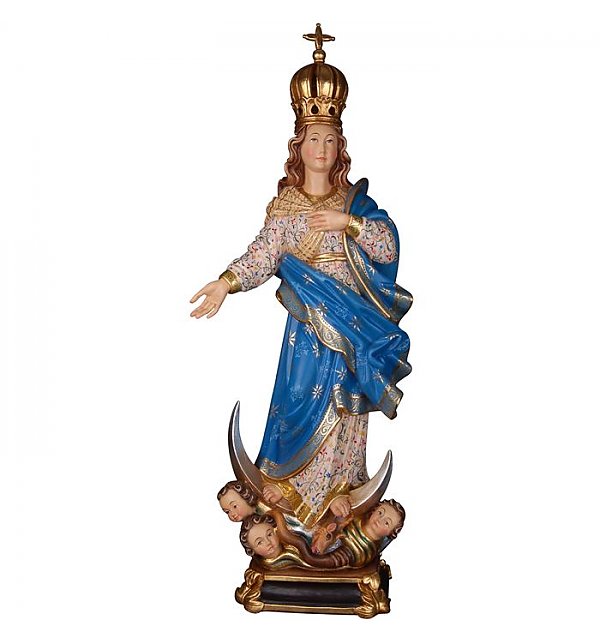 KD0169K - Gottesmutter Immacolata mit Engel (mit Krone)