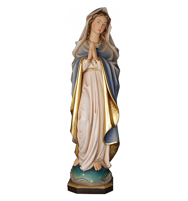 KD0178 - Maria Immaculata, Holz Statue COLOR
