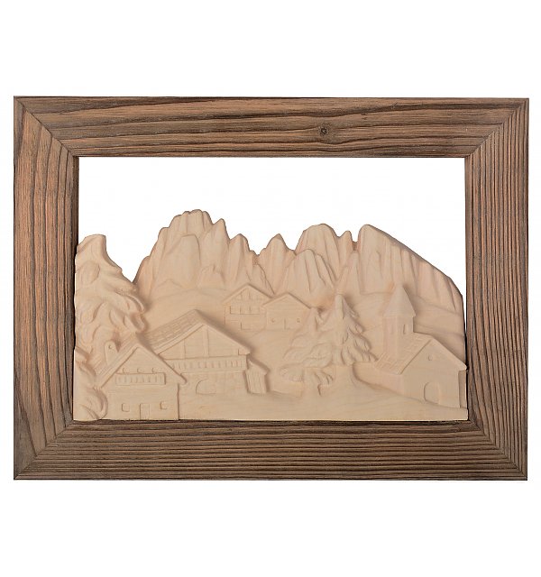 KD1315R - Relief Landschaft der Dolomiten mit Rahmen