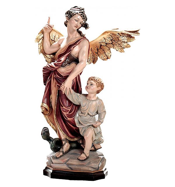 KD5400 - Hl. Schutzengel Raphael mit Kind COLOR