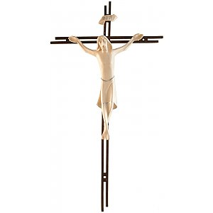 3143 - Kruzifix Raphael, mit Stahlbalken in Corten 2Fach