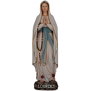 3327 - Lourdes Madonna Holz geschnitzt