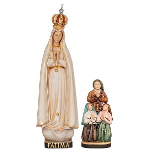 33456 - Fatimá Madonna der Pilger mit Krone und Kindern