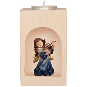 53309 - Teelichthalter mit Engel mit Geige