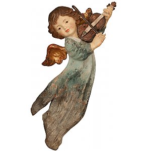 6319 - Begrüßungsengel mit Geige Wurzelschnitzerei