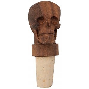 79994 - Totenschädel Skull Flaschenkorken Korken, Nuss