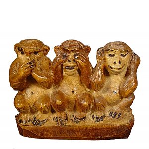 G1049 - Drei Weisheiten, Drei Affen