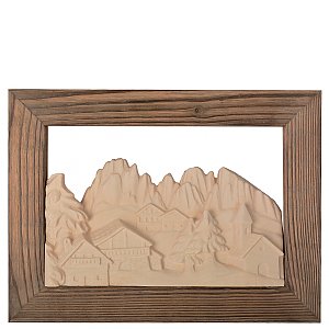 KD1315R - Relief Landschaft der Dolomiten mit Rahmen