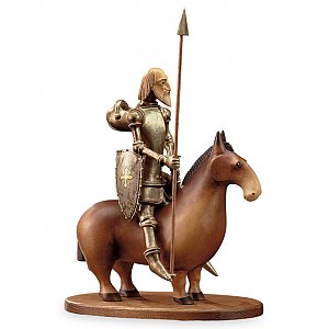 L00613-Q - Don Quichote auf Pferd (mit Sockel)