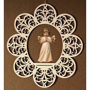 6781 - Ornament mit Engelchen betend