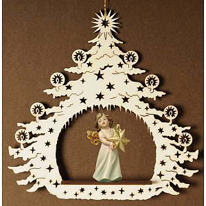 7043 - Weihnachtsbaum mit Engel Stern