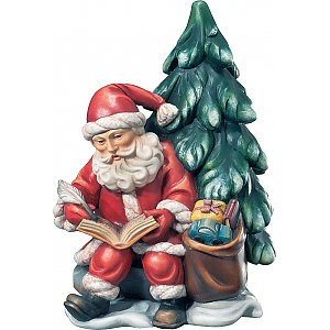 KD9002 - Weihnachtsmann mit Buch und Baum