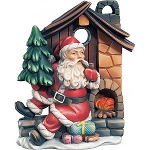 KD9005 - Weihnachtsmann mit  Haus