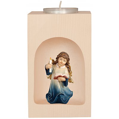 Candle light holder with Holy Family and other