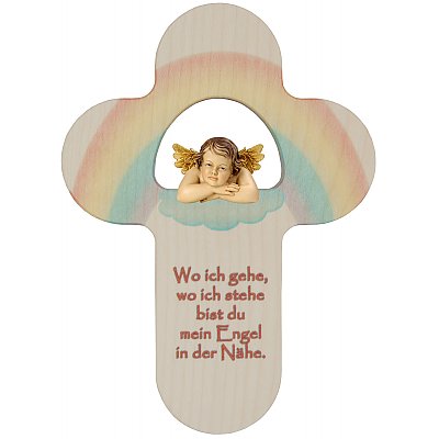 Crosses for Kids with protection Angel wooden