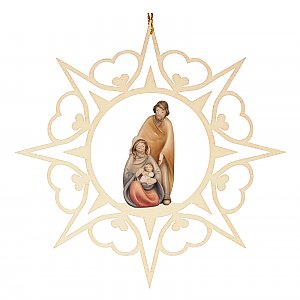 6913 - Heart star with holy family