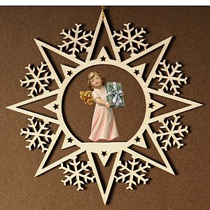 6928 - Crystal star with angel present