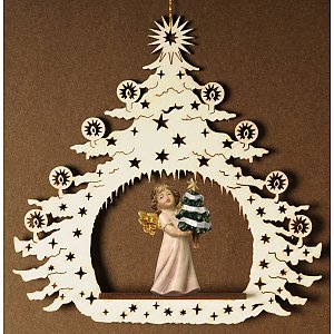 7037 - Christmas Tree, angel and fir tree