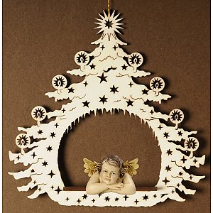 7045 - Christmas Tree with angel Raffaello