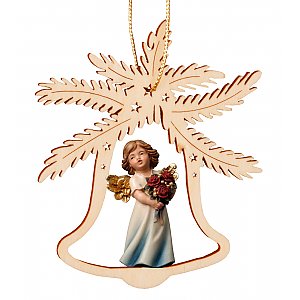 7064 - Bell with angel roses