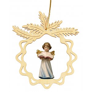 7085 - Round star with angel book