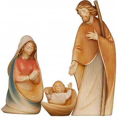 Morgenstern Nativity in wood - Christmascrib